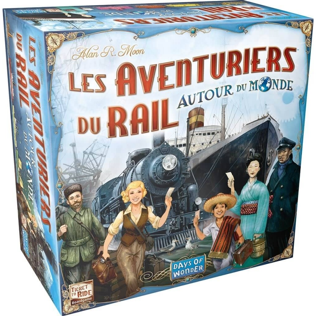 Les Aventuriers du Rail Autour du Monde Days of Wonder