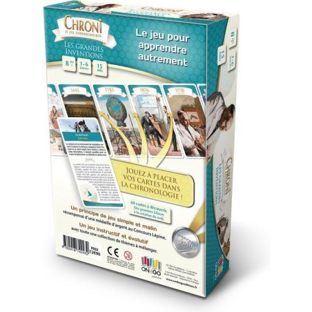 Chroni - Les Grandes Inventions - Jeu de société - On the Go Editions