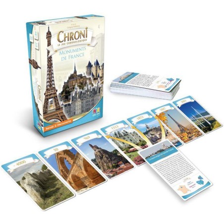 Chroni – Monuments de France - Jeu de société - On the Go Edition - On the Go Editions