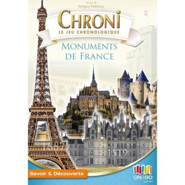Chroni – Monuments de France - Jeu de société - On the Go Edition - On the Go Editions