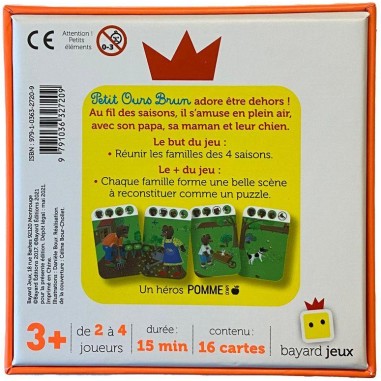 Petit Ours Brun - Jeu des saisons - Bayard Jeux