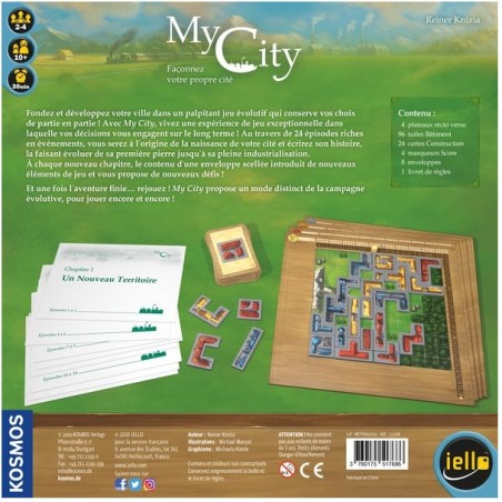 My city - jeu de pose de tuile - Iello