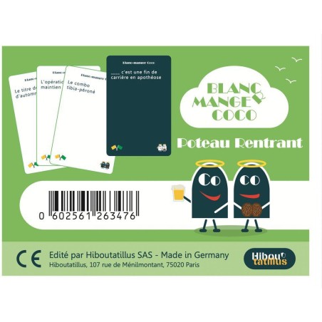 Blanc Manger Coco - Extension Poteau Rentrant - Version Française - Hiboutatillus