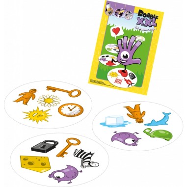 Dobble Xxl - jeu d'ambiance et de rapidité en version géante - Asmodée