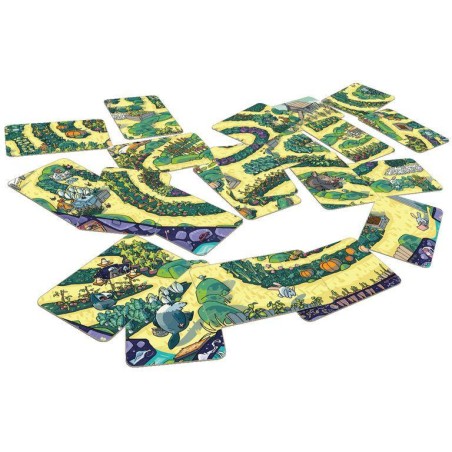 Cartzzle Labyrinthe - Champ Dessus-Dessous - Jeu de Cartes et Puzzle - Jeux Opla