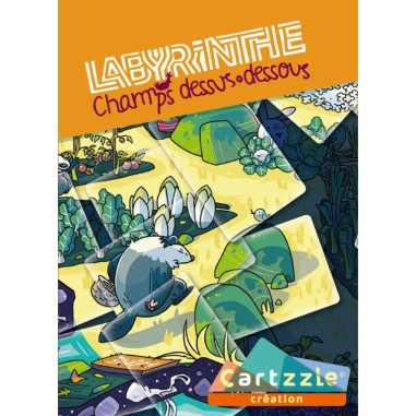 Cartzzle Labyrinthe - Champ Dessus-Dessous - Jeu de Cartes et Puzzle - Jeux Opla
