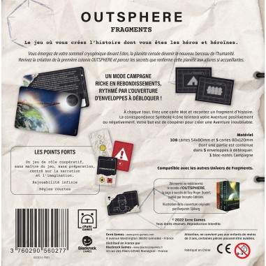 Outsphere: Fragments - Jeux de société - Grrre Games