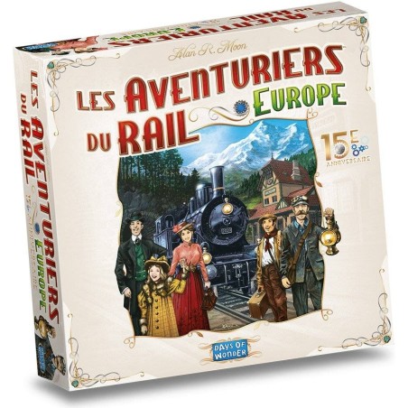 Les Aventuriers du Rail - Europe 15e Anniversaire - Jeux de société - Days of Wonder
