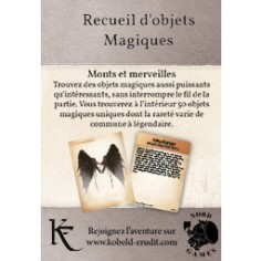Boite de 50 cartes recueil d’objets magiques Marché Noir - Kobold Erudit 2