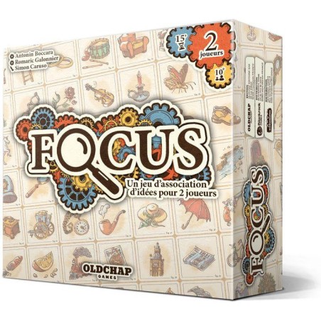 Focus - Jeu de Déduction Coopératif 2 Joueurs - Oldchap Games