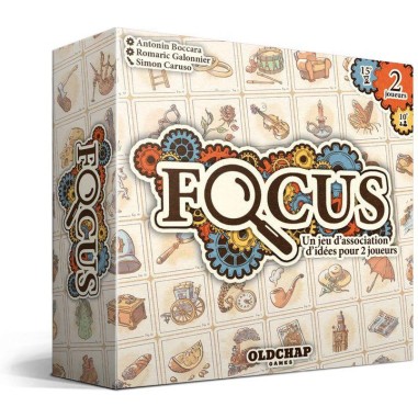 Focus - Jeu de Déduction Coopératif 2 Joueurs - Oldchap Games