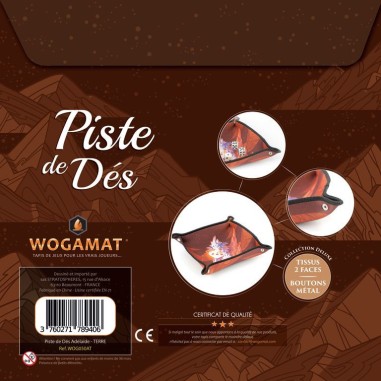 Piste de dés Adélaide - Terre - Accessoires - Wogamat