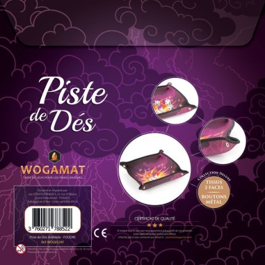Piste de dés Adélaide - Foudre - Accessoires - Wogamat