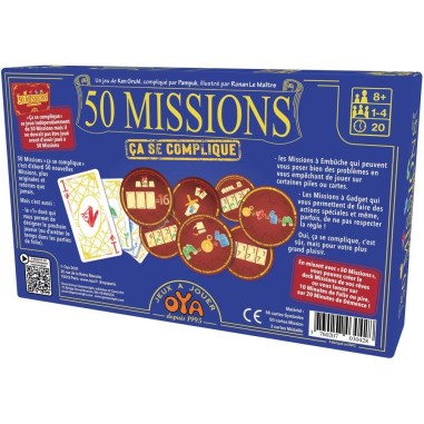 50 missions : ça se complique - Jeux de société - Oya