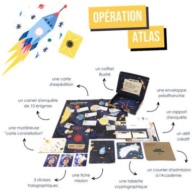 L'Enquête par Courrier - L'Espace - Éditions - Jeux de société - En Cavale