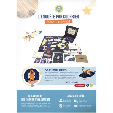 L'Enquête par Courrier - L'Espace - Éditions - Jeux de société - En Cavale
