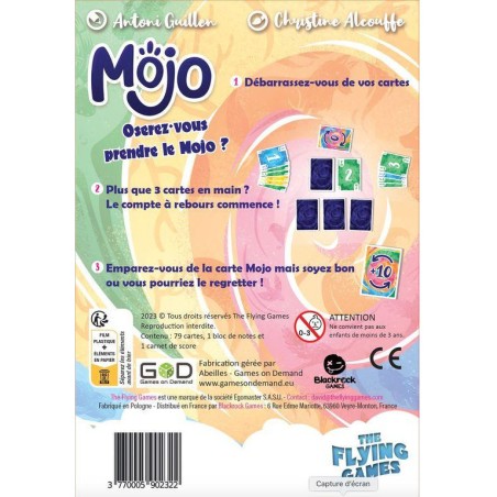 Mojo - Jeu de Cartes - Jeu de Société - The Flying Games