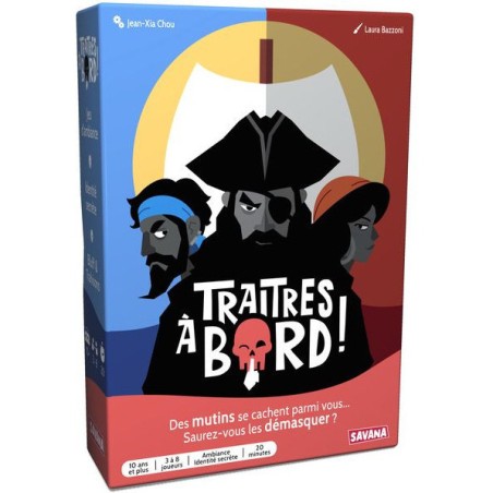 Jeu Traitres à bord - Jeu de société à rôle caché - Savana