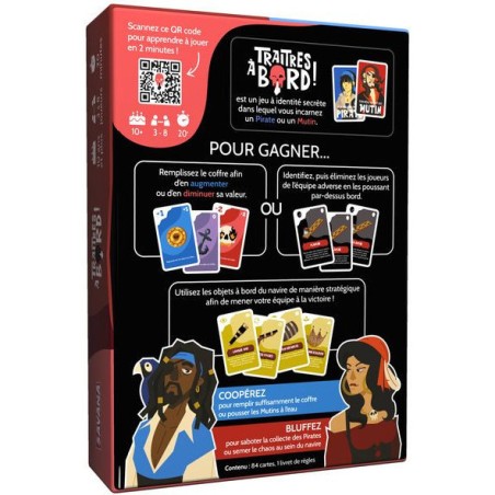 Jeu Traitres à bord - Jeu de société à rôle caché - Savana