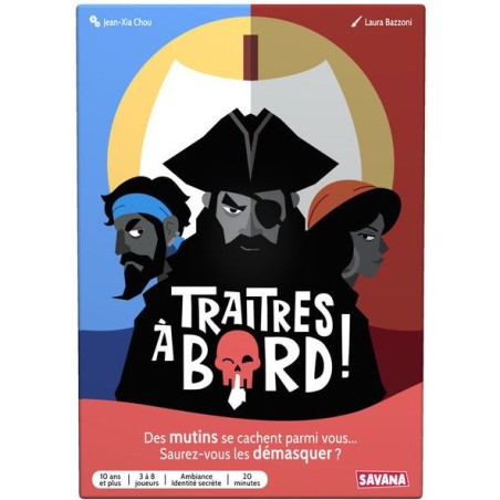 Jeu Traitres à bord - Jeu de société à rôle caché - Savana