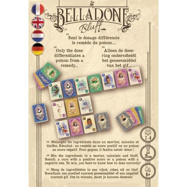Belladone Bluff - Jeu de société - Jeu de Bluff - Lubee