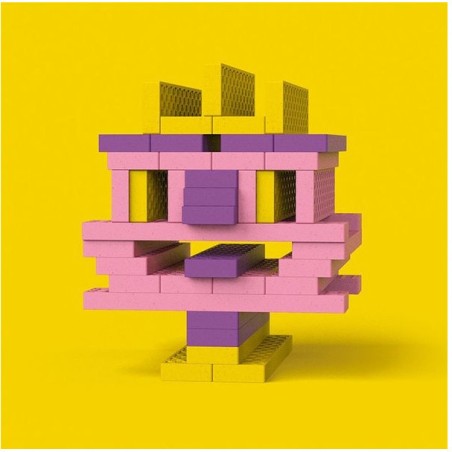 Mini box rose jaune violet 40 briques - Bioblo Mini box rose jaune violet 40 briques - Bioblo