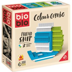 Mini box 40 briques bateau jeu de construction - Bioblo