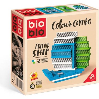 Mini box 40 briques bateau jeu de construction - Bioblo