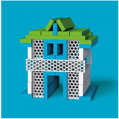 Mini box 40 briques bateau jeu de construction - Bioblo