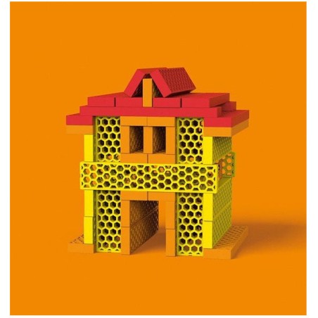 Mini box orange jaune rouge 40 briques - Bioblo Mini box orange jaune rouge 40 briques - Bioblo