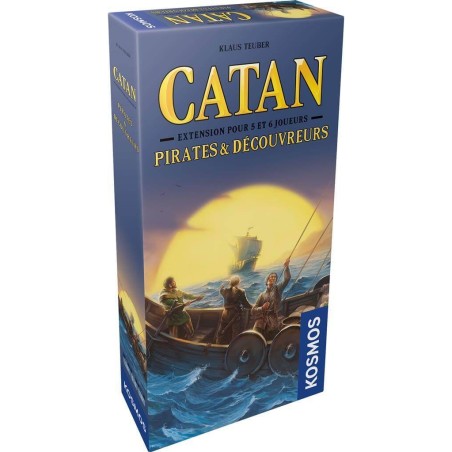 Catan : Pirates et Découvreurs 5/6 joueurs - Extension - Jeux de société - Kosmos