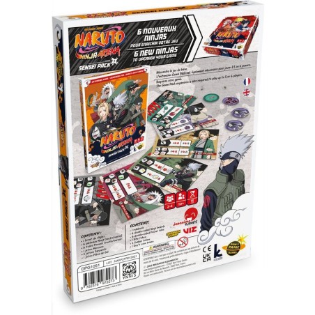 Naruto Ninja Arena - Extension Sensei Pack - Don't Panic Games - Jeux de société - Don t Panic Games