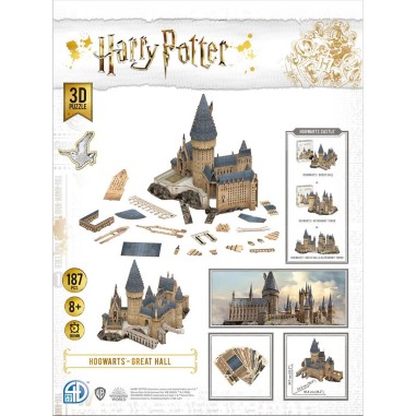 Harry Potter: La Grande Salle 3D Puzzle - Jeux classiques - 4D Cityscape Worldwide Limited