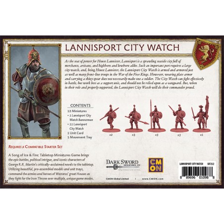 Le Trône de Fer: le Jeu de Figurines - Gardes de Port-Lannis - Jeux de figurines - Cmon