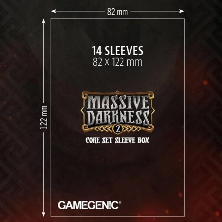 Massive Darkness 2 - Core Set Sleeve Box - Gamegenic - Accessoires - Cmon