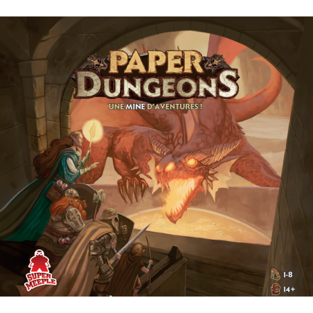Paper Dungeons - Le Jeu - Super Meeple - Jeux de société - Supermeeple