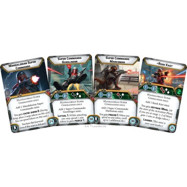 Super Commandos Mandaloriens - Extension d'Unité - Star Wars Légion - Atomic Mass Games