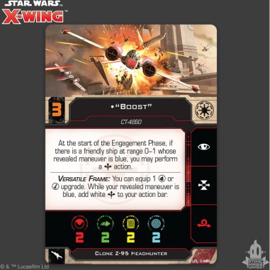 Chasseur de Tête Z- Clone - Star Wars X-Wing 2.0 - Atomic Mass Games