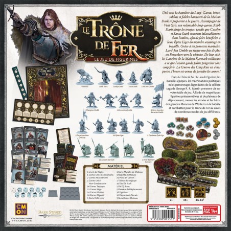 Le Trône de Fer: le Jeu de Figurines - Starter Stark - Jeux de figurines - Cmon Le Trône de Fer: le Jeu de Figurines - Starter Stark - Jeux de figurines - Cmon