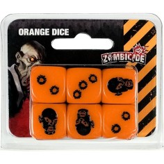 Zombicide : Set de dés orange - Edge