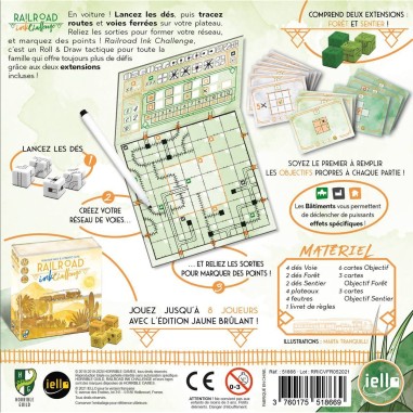 Railroad Ink Challenge - Vert - Jeux de société - Iello
