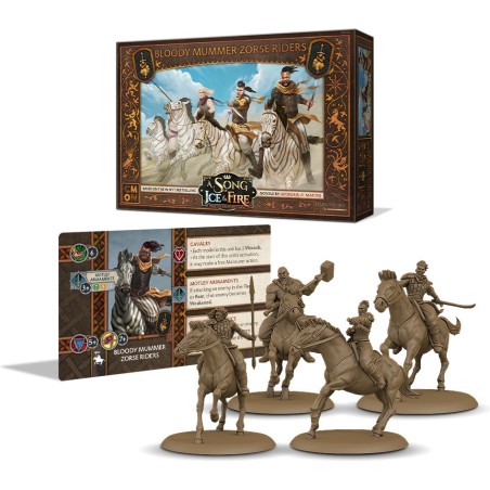 Le Trône de Fer: le Jeu de Figurines - Chevaucheurs de Zébrules - Jeux de figurines - Cmon Le Trône de Fer: le Jeu de Figurines - Chevaucheurs de Zébrules - Jeux de figurines - Cmon