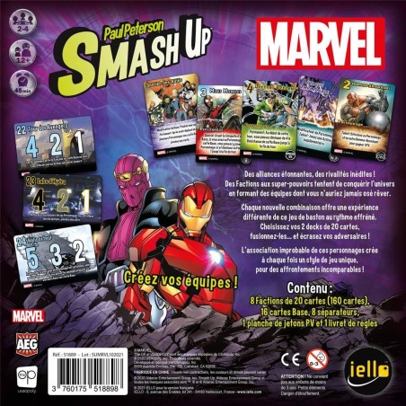 Smash Up - Marvel - Jeux de société - Iello