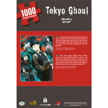 Puzzle - Tokyo Ghoul - 1000 Pièces - Jeux classiques - Level 42