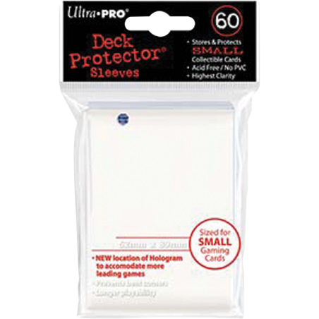 : 60 Sleeves Japonais blanc - 62x89mm - Ultra Pro