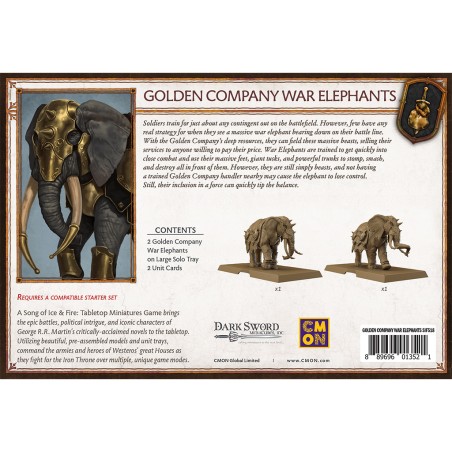 Le Trône de Fer: le Jeu de Figurines - Eléphants de la Compagnie Dorée - Jeux de figurines - Cmon