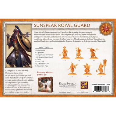 Le Trône de Fer: le Jeu de Figurines - Garde Royale de Lancehélion - Jeux de figurines - Cmon