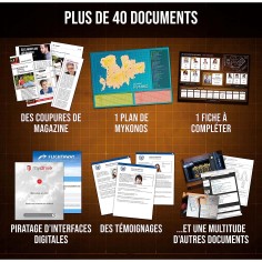 Dossiers Criminels - Tragédie à Mykonos - Jeux de société - Platonia Games 2