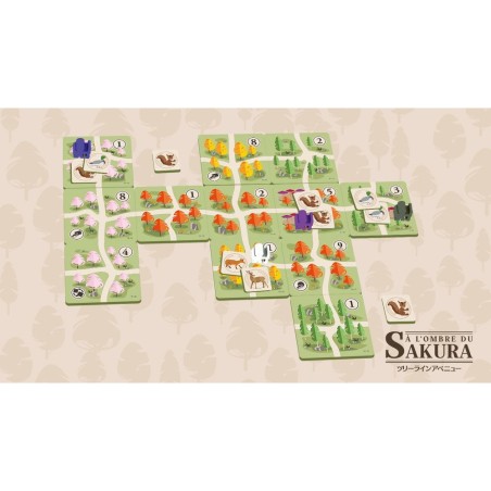 A l'Ombre du Sakura - Don't Panic Games - Jeux de société - Don t Panic Games