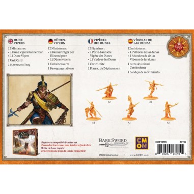 Le Trône de Fer: le Jeu de Figurines -Vipères des Dunes - Jeux de figurines - Cmon